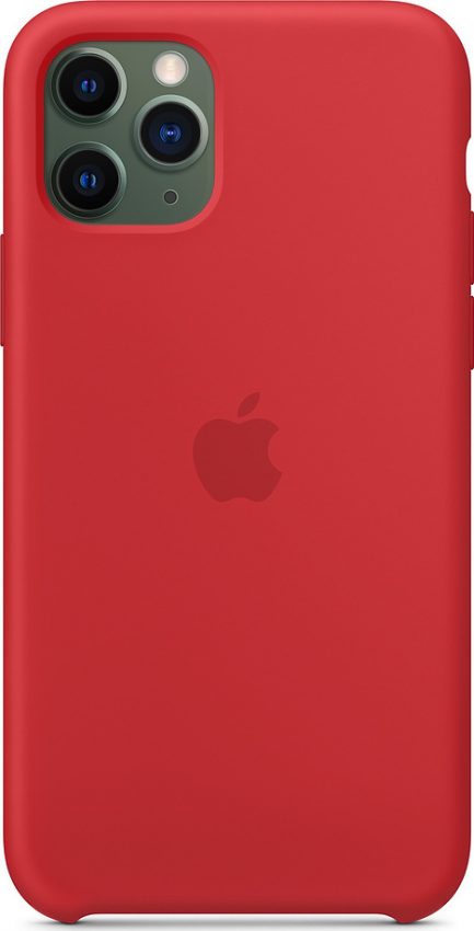 Original  Apple Silicone Case (Product)Red (iPhone 11 Pro) (MWYH2ZM/A) - Image 3