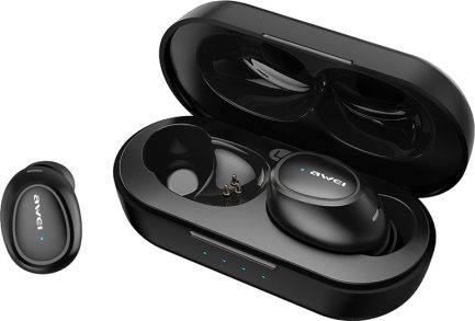 Awei T6 Bluetooth Mini Stereo Earphone - Μαύρο - Image 2