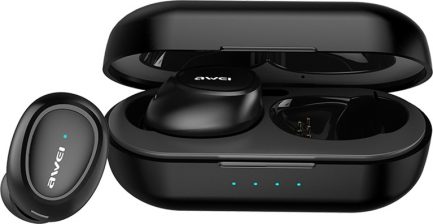 Awei T6 Bluetooth Mini Stereo Earphone - Μαύρο - Image 5