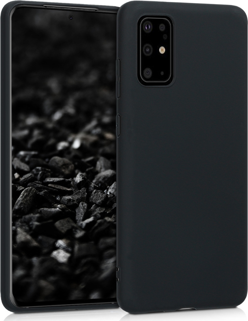 Samsung Galaxy S20 Plus Soft Flexible Back Cover Σιλικόνης Black Matte (oem)