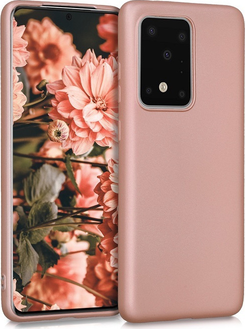 Samsung Galaxy S20 Ultra TPU Back Cover Case Metallic Rose Gold oem