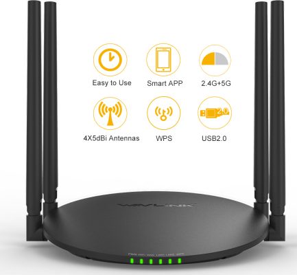 Wavlink WN531G3 Ασύρματο Router Wi‑Fi 5 με 4 Θύρες Gigabit Ethernet - Image 6