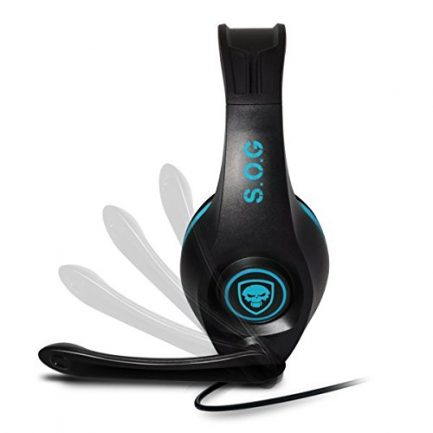 Spirit of Gamer "PRO-H5" Blue - Gaming Headset with Microphone and Padded Cushions - Double Jack With Console Adapter - Lightweight for Gamer - PS4 / SWITCH / XBOX ONE And PC Compatible - Image 2