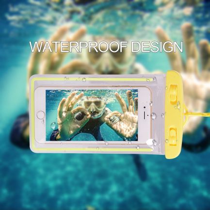 Universal Αδιάβροχη Θήκη XXL ΙΙ για Κινητά Τηλέφωνα/ MP3/MP4/Φωτογραφικές Μηχανές/Power Bank (Yellow) - Image 2