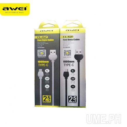 Regular USB 2.0 Cable Type-C male - USB-A male Μαύρο 1m (CL-62) - Image 2