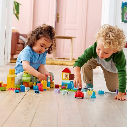 LEGO® DUPLO® Classic Deluxe Brick Box 10914 Starter Set with Storage Box- LEGO® Deluxe Κουτί με Τουβλάκια (10914)(85 τεμ) - Image 3