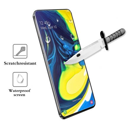 Samsung galaxy A80 Screen Protector [2 Pack], Samsung A80/A90 Glass Screen Protector, [Full Coverage] [Anti-scratch] [Bubble Free] Tempered Glass - Image 3