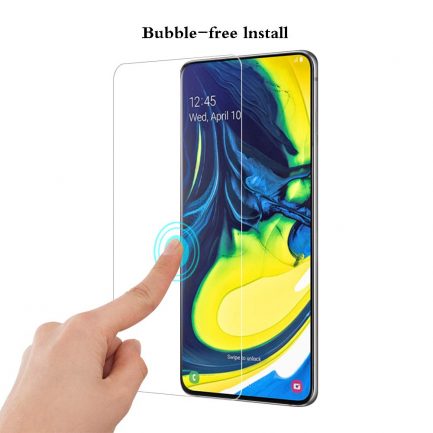 Samsung galaxy A80 Screen Protector [2 Pack], Samsung A80/A90 Glass Screen Protector, [Full Coverage] [Anti-scratch] [Bubble Free] Tempered Glass - Image 4