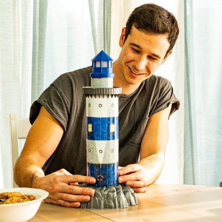 3D Puzzle Night Edition Φάρος, 216pcs Ravensburger (12577) - Image 7