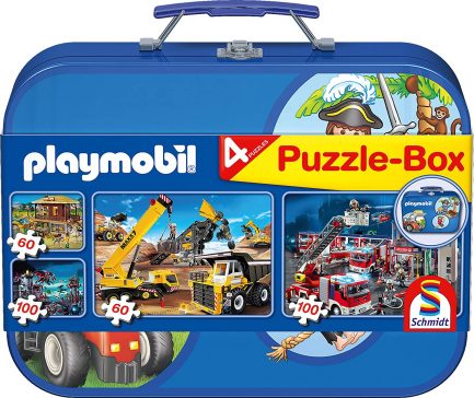 Παζλ Playmobil: Βαλιτσάκι 2x60 & 2x100pcs (55599) Schmidt Spiele - Image 2