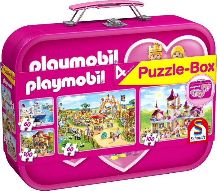 Puzzle Box Playmobil 2*60 & 2*100pcs (56498) Schmidt Spiele