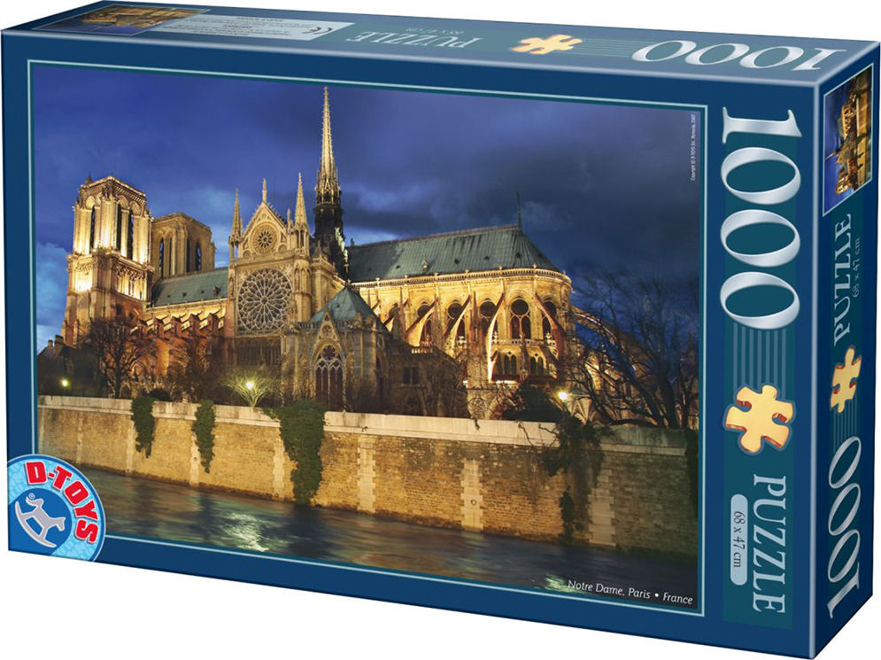 Puzzle Notre Dame 1000pcs (64301-08) D-Toys