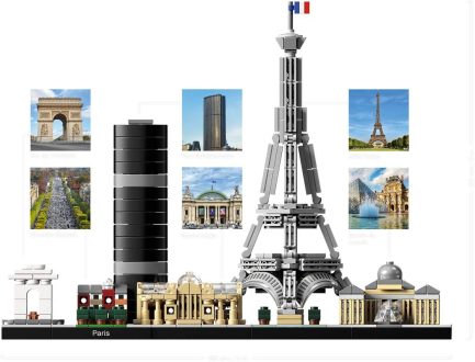LEGO® Architecture: Paris : Παρίσι (21044)(649 Pieces) - Image 5