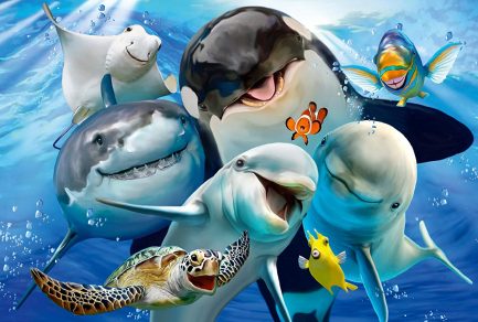 Παζλ Schmidt Spiele 56360 Underwater Friends Children's Puzzle 200 Pieces, Colourful - Image 2
