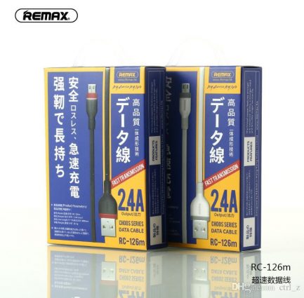 REMAX RC-126m 2.4A καλώδιο Micro USB - Άσπρο 1M - Image 2