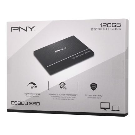 PNY CS900 120GB SSD, 2.5-Inch, SATA3, 515MBps (read)/490MBps (write) (SSD7CS900-120-PB) - Image 4