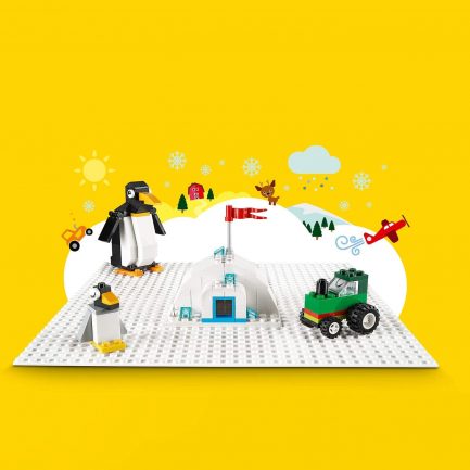 LEGO® Classic: White Baseplate Λευκή Βάση 11010 (25 x 25 cm ) - Image 2