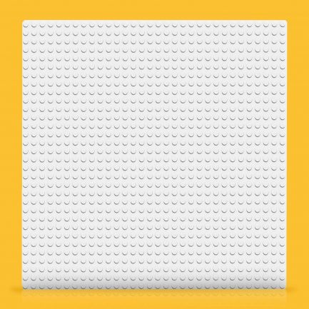 LEGO® Classic: White Baseplate Λευκή Βάση 11010 (25 x 25 cm ) - Image 3
