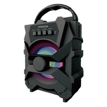 Proda Xunshen portable wireless Bluetooth speaker FM radio / SD card reader / AUX / USB black (PD-S500 black) - Image 3