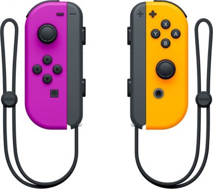 Nintendo Switch Joy-Con Set Set Purple/Neon Orange - Image 2