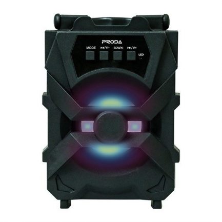 Proda Xunshen portable wireless Bluetooth speaker FM radio / SD card reader / AUX / USB black (PD-S500 black) - Image 4