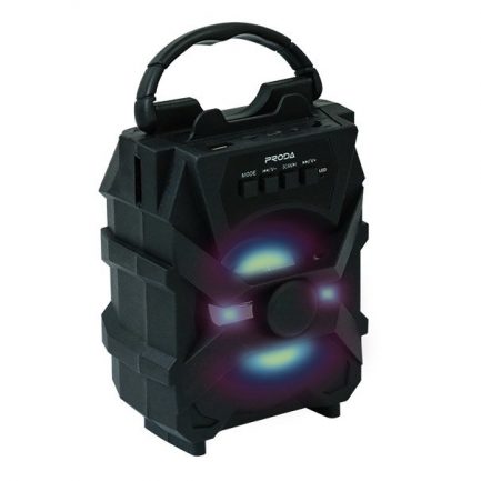 Proda Xunshen portable wireless Bluetooth speaker FM radio / SD card reader / AUX / USB black (PD-S500 black) - Image 5