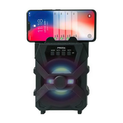 Proda Xunshen portable wireless Bluetooth speaker FM radio / SD card reader / AUX / USB black (PD-S500 black) - Image 6