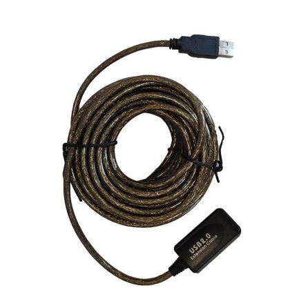 NG USB 2.0 Cable USB-A male - USB-A female Μαύρο με ενισχυτή 15m (NG-AUSB15) - Image 2