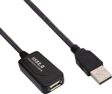 Powertech USB 2.0 Cable USB-A male - USB-A female 15m με ενισχυτή (CAB-U054) - Image 2