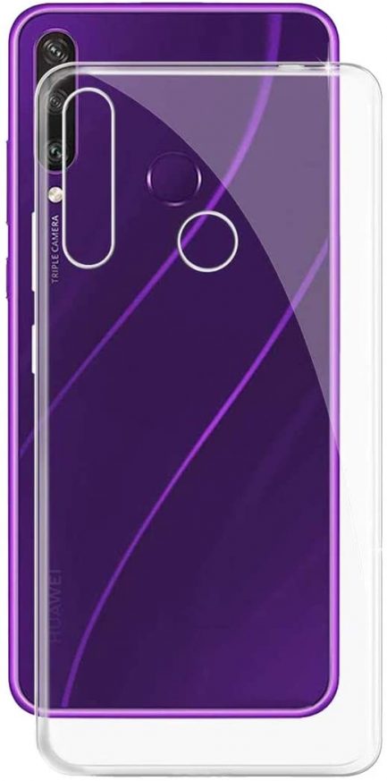 Huawei Y6p - [Anti-Yellow] [Ultra Slim] [Crystal Clear] [Shock Proof] [Drop Protection] Soft Silicone TPU Case Cover– Clear Transparent (OEM) - Image 2