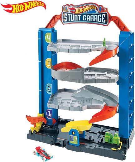 Mattel Hot Wheels: City VS Robo Beasts - City Stunt Garage Γκαράζ (GNL70) - Image 2