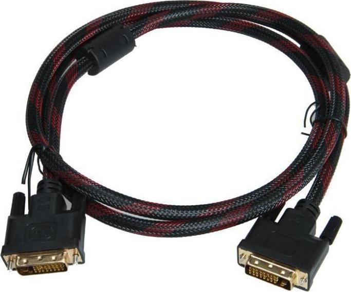 De Tech Cable DVI male - DVI male 5m 24+1 με Φερριτή (18186)
