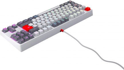 Xtrfy K4 TKL RGB Retro Compact Mechanical Gaming Keyboard (XG-K4-RGB-TKL-RETRO-R-UK) - Image 2