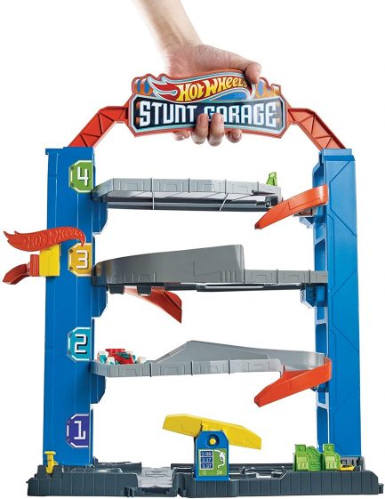 Mattel Hot Wheels: City VS Robo Beasts - City Stunt Garage Γκαράζ (GNL70) - Image 7
