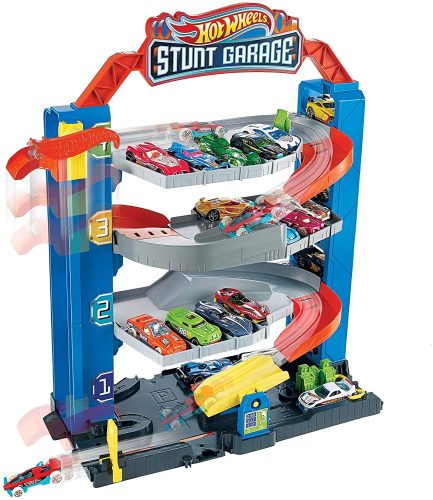 Mattel Hot Wheels: City VS Robo Beasts - City Stunt Garage Γκαράζ (GNL70) - Image 6