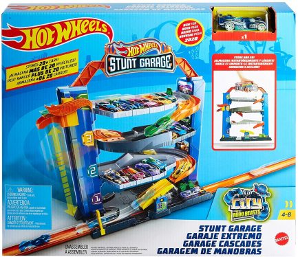Mattel Hot Wheels: City VS Robo Beasts - City Stunt Garage Γκαράζ (GNL70) - Image 5