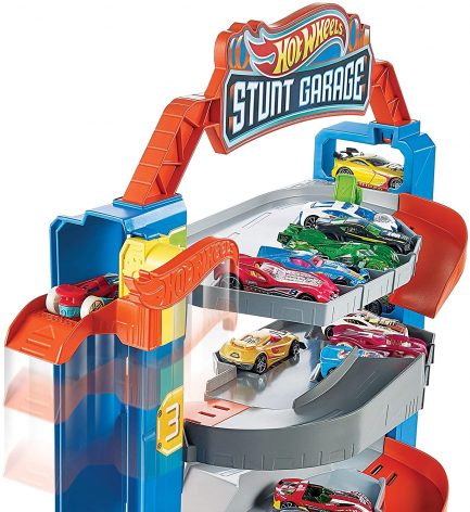Mattel Hot Wheels: City VS Robo Beasts - City Stunt Garage Γκαράζ (GNL70) - Image 4