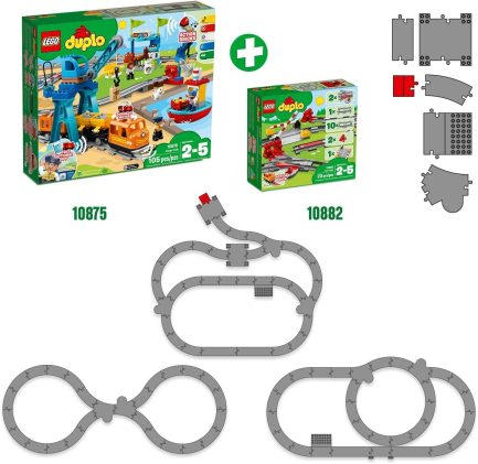 LEGO® DUPLO®: Train Tracks Σιδηροδρομικές Τροχιές (10882) - Image 5