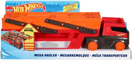 Παιχνιδολαμπάδα Mattel Hot Wheels Mega Hauler - Νέα Νταλίκα Γκαράζ 5 Επιπέδων GHR48 - Image 5