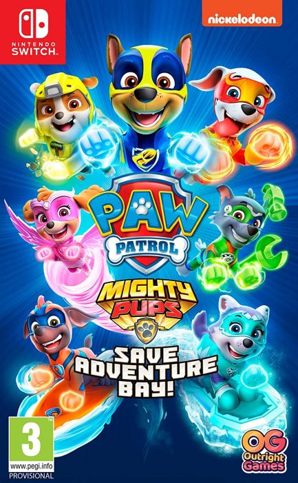 Paw Patrol: Mighty Pups Save Adventure Bay Switch NEW - Image 2