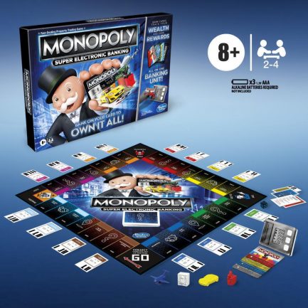 Hasbro Monopoly Super Electronic Banking Ηλεκτρονική Εξαργύρωση Bonus E8978 - Image 2