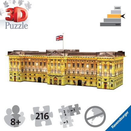 Παζλ 3D Ravensburger Buckingham Palace Night Edition 216pcs (12529) - Image 4