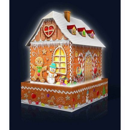 Ravensburger 3D Puzzle Midi 216 Τεμ. Gingerbread Σπιτάκι 11237 - Image 2