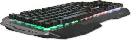 NOD Fury Gaming KB  Ενσύρματο gaming πληκτρολόγιο, με RGB LED οπίσθιο φωτισμό, επιφάνεια από αλουμίνιο και palm rest. - Image 2