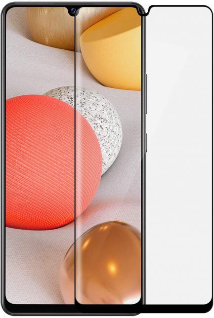 Samsung Galaxy A42 5G -Full Face Tempered Glass Black 9H 5D (Με πλήρη εφαρμογή σε όλα τα σημεία και όχι μόνο στις άκρες.) - Image 2