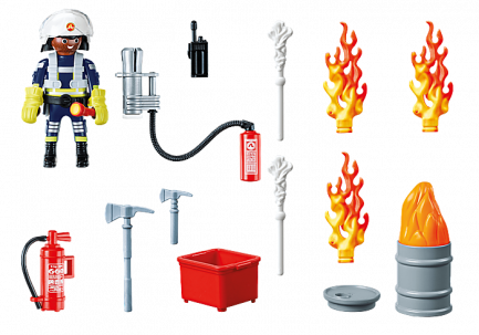 Playmobil City Action: Gift Set "Πυροσβέστης με αντλία νερού" (70291) - Image 3
