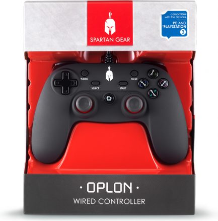 Spartan Gear Oplon - Ενσύρματο χειριστήριο συμβατό με κονσόλα PlayStation 3 & PC (5207011004392) - Image 2