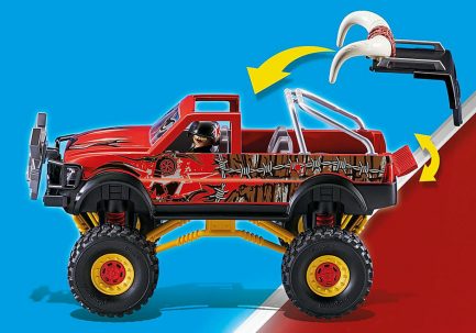 Playmobil Stunt Show: Τέρας-Φορτηγό με Κέρατα (70549) - Image 6