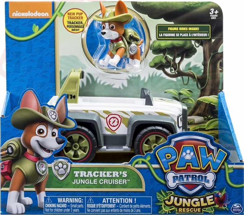 Spin Master Paw Patrol - Tracker Jungle Cruiser Vehicle with Pup (20124642)