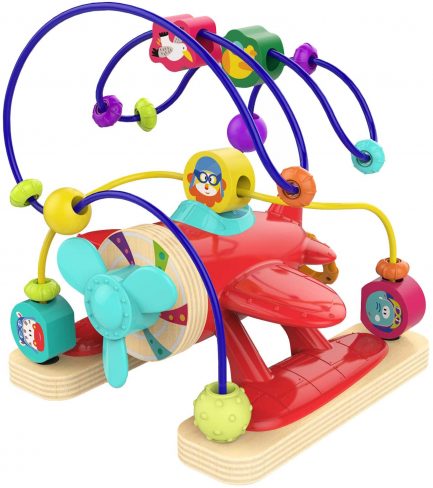 TopBright Multifunctional Round Bead Plane -Ξύλινος Λαβύρινθος Αεροπλανάκι (120433) - Image 2